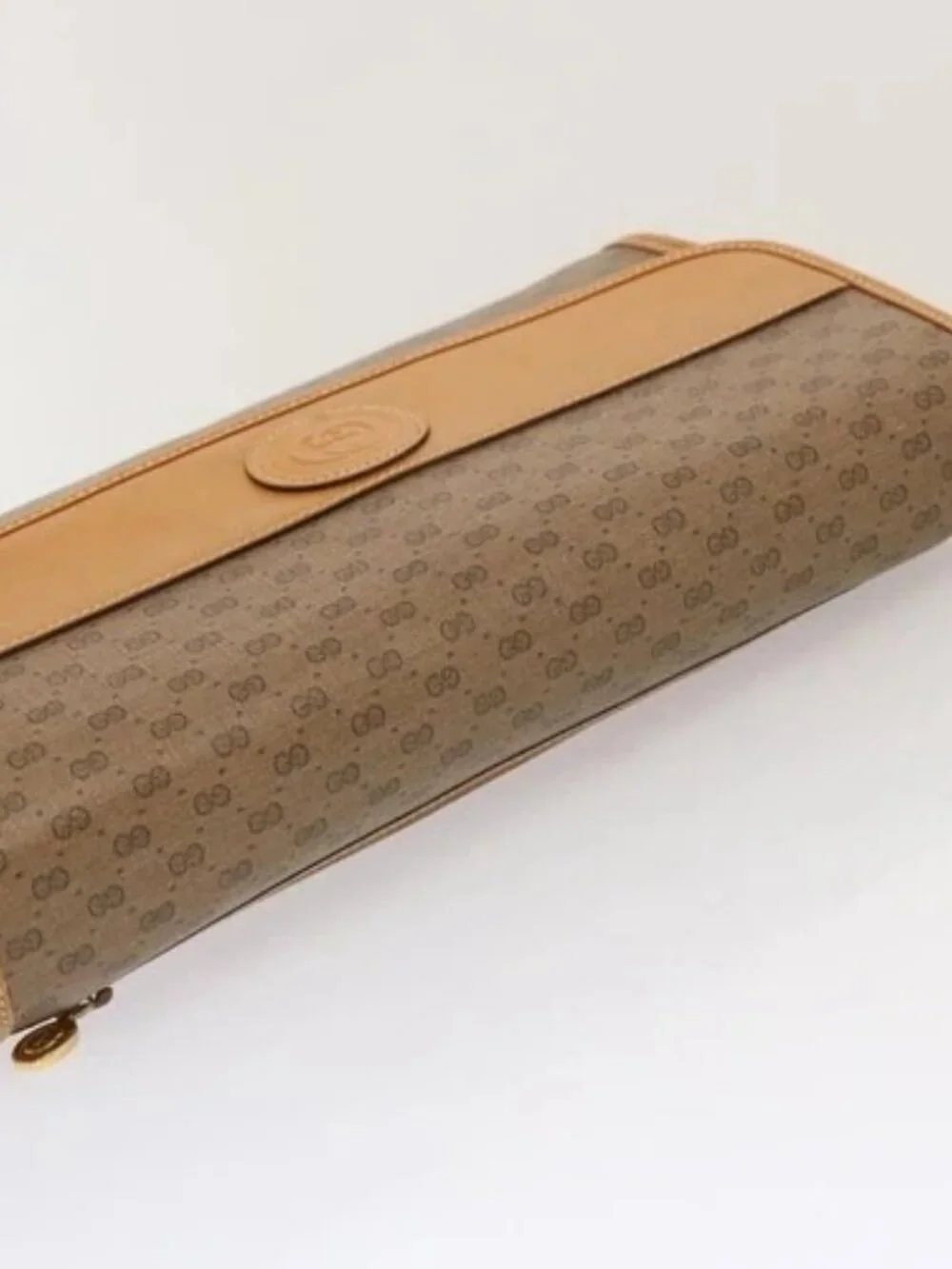 GUCCI Micro GG Supreme Shoulder Bag PVC Beige - Picture 5 of 16